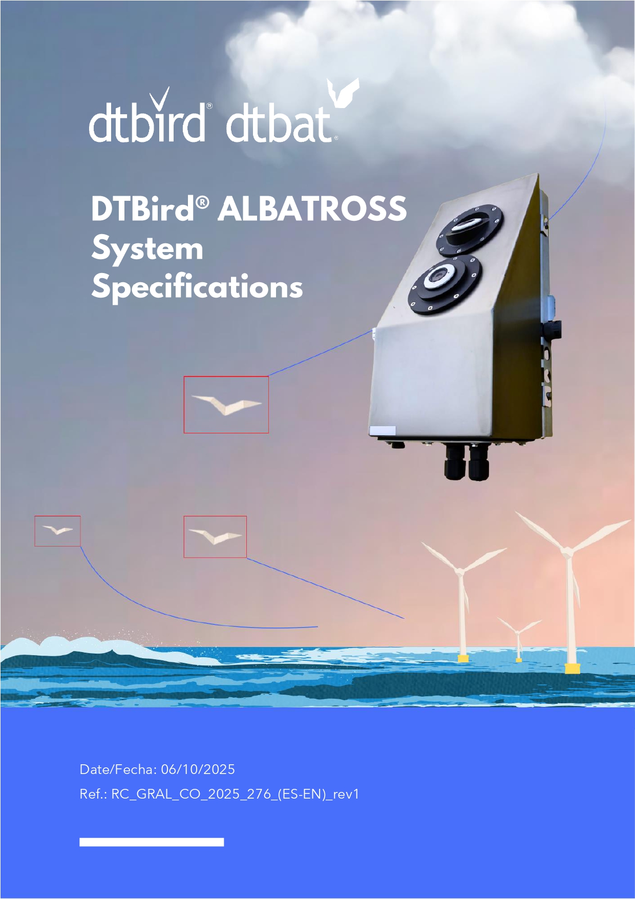 System Specifications DTBird ALBATROSS RC GRAL CO 2025 276 ES EN rev1 