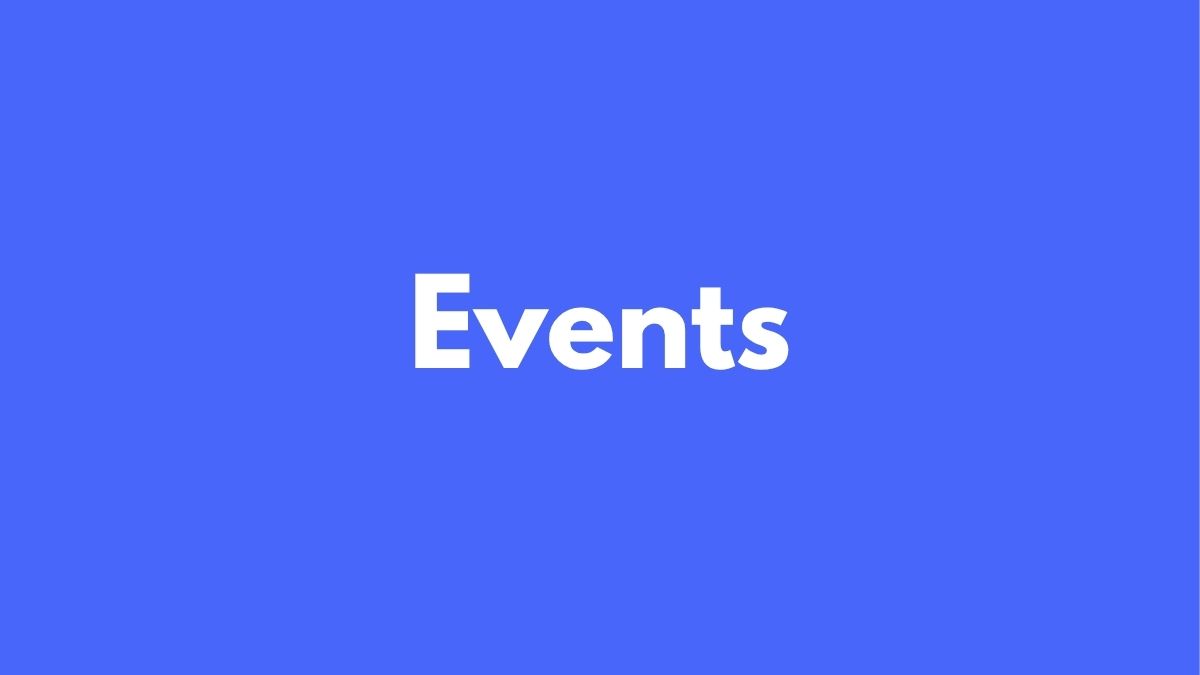 DTBird & DTBat Events