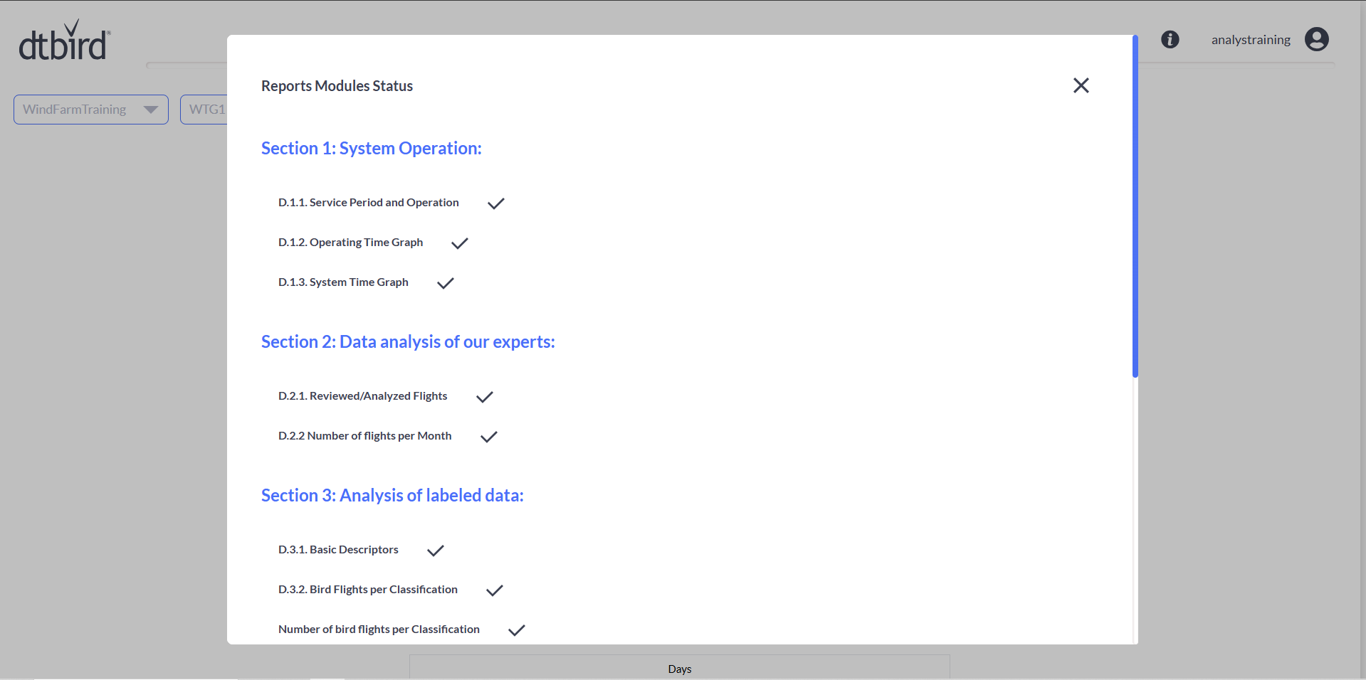 Clear metrics
