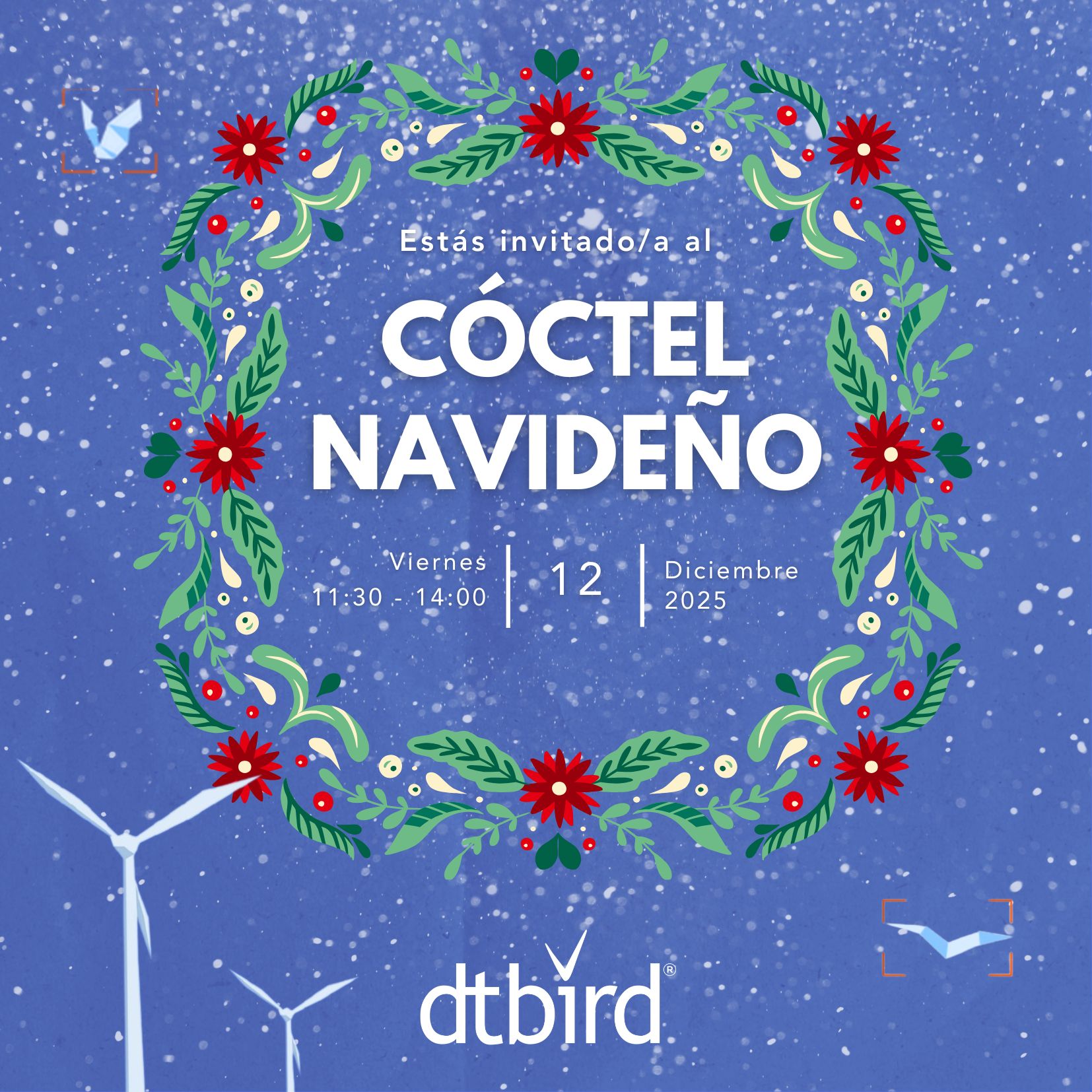 Cóctel de Navidad DTBird 2025