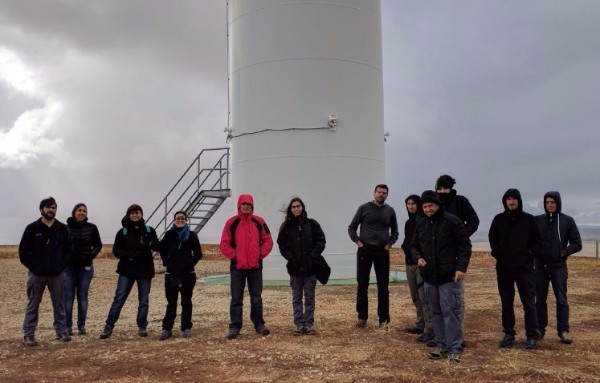 DTBird Team visits a Wind Farm 2017