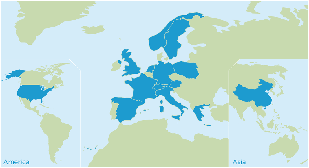 DTBird Installations Map