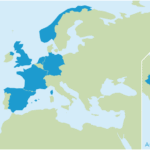 DTBird Offshore Projects Map 2021